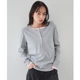 レイヤードヘンリーネックリブＴシャツ | RANAN | 詳細画像20 