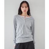 レイヤードヘンリーネックリブＴシャツ | RANAN | 詳細画像21 