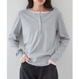 レイヤードヘンリーネックリブＴシャツ | RANAN | 詳細画像22 