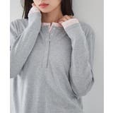 レイヤードヘンリーネックリブＴシャツ | RANAN | 詳細画像23 