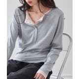 レイヤードヘンリーネックリブＴシャツ | RANAN | 詳細画像24 