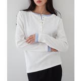 レイヤードヘンリーネックリブＴシャツ | RANAN | 詳細画像31 