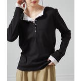 レイヤードヘンリーネックリブＴシャツ | RANAN | 詳細画像43 