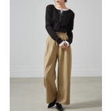 レイヤードヘンリーネックリブＴシャツ | RANAN | 詳細画像48 