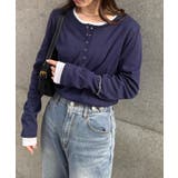 レイヤードヘンリーネックリブＴシャツ | RANAN | 詳細画像5 