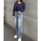 レイヤードヘンリーネックリブＴシャツ | RANAN | 詳細画像6 