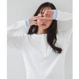 ホワイトケイ | レイヤードヘンリーネックリブＴシャツ | RANAN
