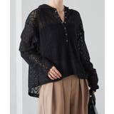 ブラック | レースフーディートップス | RANAN