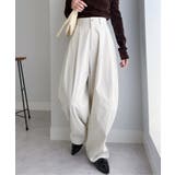 カーブシルエットサイドタックパンツ | RANAN | 詳細画像12 