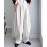 カーブシルエットサイドタックパンツ | RANAN | 詳細画像14 