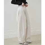 カーブシルエットサイドタックパンツ | RANAN | 詳細画像20 