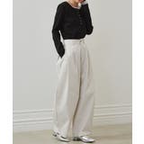 カーブシルエットサイドタックパンツ | RANAN | 詳細画像21 