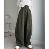 カーブシルエットサイドタックパンツ | RANAN | 詳細画像25 