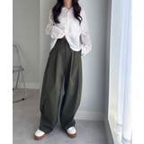 カーブシルエットサイドタックパンツ | RANAN | 詳細画像28 