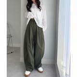 カーブシルエットサイドタックパンツ | RANAN | 詳細画像29 