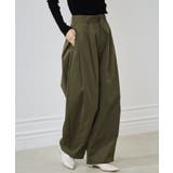 カーブシルエットサイドタックパンツ | RANAN | 詳細画像31 