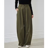 カーブシルエットサイドタックパンツ | RANAN | 詳細画像33 