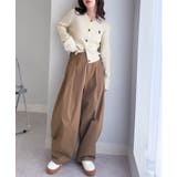 カーブシルエットサイドタックパンツ | RANAN | 詳細画像38 