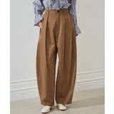 カーブシルエットサイドタックパンツ | RANAN | 詳細画像45 