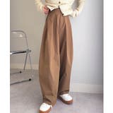 【S～LLサイズ展開】カーブシルエットサイドタックパンツ | RANAN | 詳細画像49 