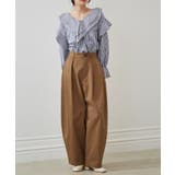 【S～LLサイズ展開】カーブシルエットサイドタックパンツ | RANAN | 詳細画像52 