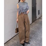 【S～LLサイズ展開】カーブシルエットサイドタックパンツ | RANAN | 詳細画像57 