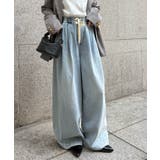 ２タックワイドイージーデニムパンツ | RANAN | 詳細画像1 