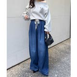 ２タックワイドイージーデニムパンツ | RANAN | 詳細画像10 