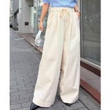 【S~LLサイズ展開】2タックワイドイージーデニムパンツ | RANAN | 詳細画像35