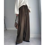 【S～3L展開】とろみ２タックイージーパンツ | RANAN | 詳細画像2 