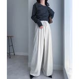 【S～3L展開】とろみ２タックイージーパンツ | RANAN | 詳細画像29 