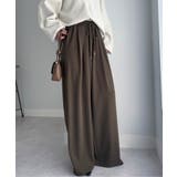 【S～3L展開】とろみ２タックイージーパンツ | RANAN | 詳細画像3 