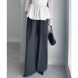 【S～3L展開】とろみ２タックイージーパンツ | RANAN | 詳細画像42 