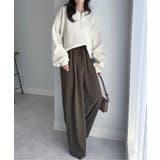 【S～3L展開】とろみ２タックイージーパンツ | RANAN | 詳細画像8 