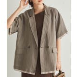 ハーフスリーブシアーシャツジャケット | RANAN | 詳細画像1