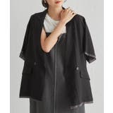 ハーフスリーブシアーシャツジャケット | RANAN | 詳細画像10