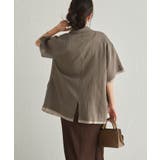 ハーフスリーブシアーシャツジャケット | RANAN | 詳細画像6