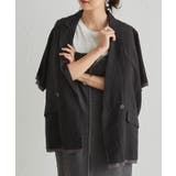 ハーフスリーブシアーシャツジャケット | RANAN | 詳細画像8