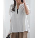 前後2WAYハーフジップブラウス | RANAN | 詳細画像4