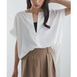 前後2WAYハーフジップブラウス | RANAN | 詳細画像6