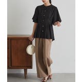 ウエストタックフレアブラウス | RANAN | 詳細画像14