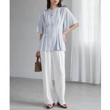 ウエストタックフレアブラウス | RANAN | 詳細画像21