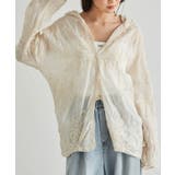 コード刺繍フードシャツ | RANAN | 詳細画像9 