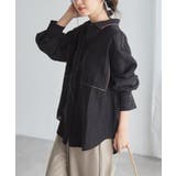 配色パイピングシアーシャツ | RANAN | 詳細画像16