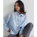 配色パイピングシアーシャツ | RANAN | 詳細画像20