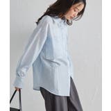 配色パイピングシアーシャツ | RANAN | 詳細画像22