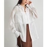 配色パイピングシアーシャツ | RANAN | 詳細画像7