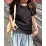 レイヤードヘンリーネックTシャツ | RANAN | 詳細画像14