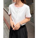 レイヤードヘンリーネックTシャツ | RANAN | 詳細画像29 