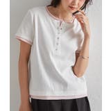 レイヤードヘンリーネックTシャツ | RANAN | 詳細画像34 